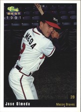 1991 Macon Braves Classic/Best #21 Jose Dimeda