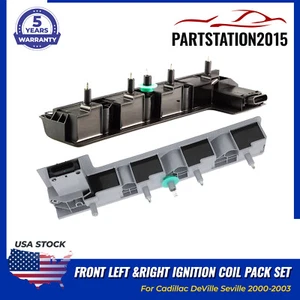 2PCS FOR Cadillac Oldsmobile Ignition Coil Pack Front Left&Right 1104075 1104076 - Picture 1 of 6