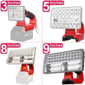 Cordless Flashlight for Milwaukee Li-ion Battery 18W 40W 4200LM LED Work Light - Picture 1 of 19