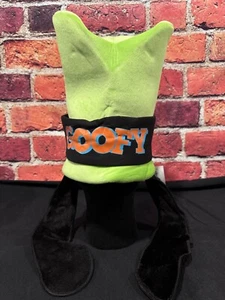 Disney Parks Tall Green GOOFY Hat With Fuzzy Floppy Ears. NWT MOS READ!! - Picture 1 of 6