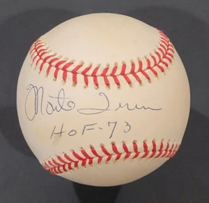 MONTE IRVIN Signed Official Coleman MLB Baseball-HALL OF FAME-GIANTS-PSA - Picture 1 of 7