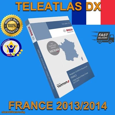 TELEATLAS DX FRANCE FRANÇAIS 2014 SAT NAV DISC MAP NAVIGATION CD MFD1 MERCEDES - Image 1 of 4