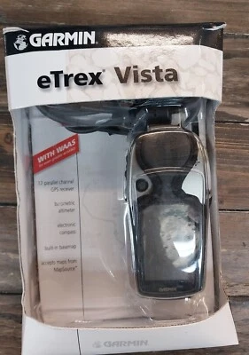 Garmin eTrex Vista Handheld Waterproof GPS Unit for Outdoors Camping/Hiking - Image 1 of 4