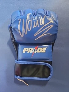 WANDERLEI SILVA SIGNED HANDSIGNIERT PRIDE GLOVE COA BAS BECKETT ZEUGE #W63156 - Bild 1 von 3