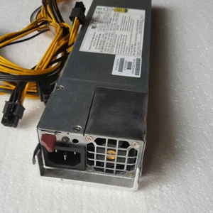 1200W 1U Server Power Supply For PWS-1K21P-1R PWS1K21P1R - Afbeelding 1 van 3
