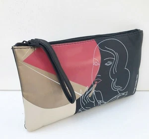 1x Shiseido "Mitsugu Maeda 1933" Bolsa de cosméticos de maquillaje, Bolsa de tocador de viaje NUEVA - Imagen 1 de 9