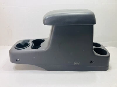2000-2004 Nissan Frontier Extended Cab Center Console Armrest Cup Holders OEM - Imagem 1 de 4