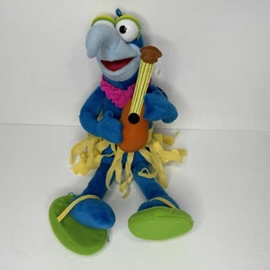 The Muppets Gonzo Nanco Luau Hula Skirt Ukulele Stuffed Animal Plush - Picture 1 of 14