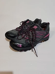 The North Face Hedgehog Hiking Shoes Vibram Gor-Tex - Womens Size 9.5 Gray Pink - Picture 1 of 16