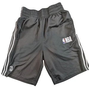 NBA Basketball Shorts Boys Youth Small Black Activewear Pockets Sports Stretch - Picture 1 of 6
