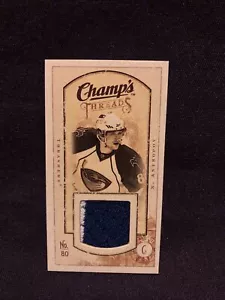 2009-10 Upper Deck Champs Hockey Nik Antropov Mini Jersey card (Thrashers) - Picture 1 of 2