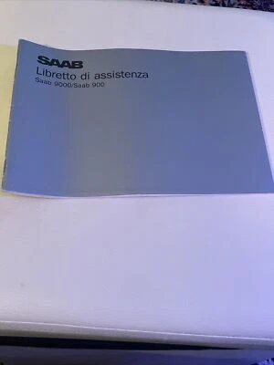 Saab 9000/900 MY 88 Libretto Di Assistenza Tagliandi - Immagine 1 di 4