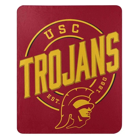 USC Trojans NCAA Northwest Company 50x60 Campaign Throw Blanket Cover