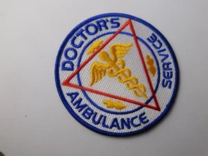 DROCTOR'S AMBULANCE SERVICE PATCH SCHULTERWAPPEN EMS - Bild 1 von 3