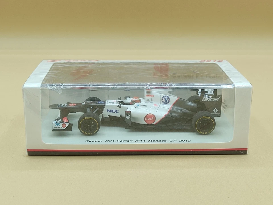 1/43 Sauber C31 Ferrari #14 Monaco GP 2012 K. Kobayashi Spark S3032 - Photo 1/1