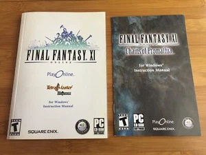 Final Fantasy XI 11 Online PC & Chains of Promathia Instruction Manuals - Picture 1 of 3