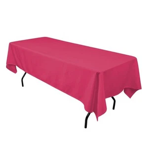 Tablecloth Rectangular 45"x54" for Wedding, Restaurant,Home, Retail & Wholesale - Picture 1 of 45