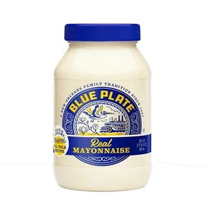 Plato Azul Mayonesa Real, Mayo Casero Para Pollo 30 Fl Oz (Paquete de 1) - Imagen 1 de 9