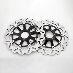 Pair of Front Wave Brake Discs 310mm For Honda CBR 900RR Fireblade 1998-1999 T3 - Picture 1 of 5