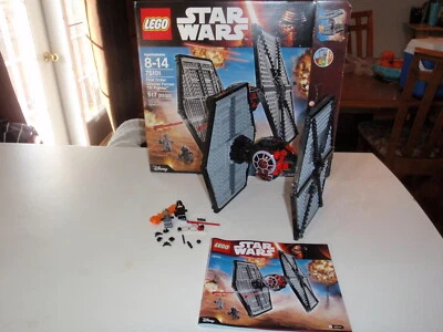 LEGO STAR WARS FIRST ORDER TIE FIGHTER 75101 W/BOX & INSTRUCTIONS - Image 1 of 4