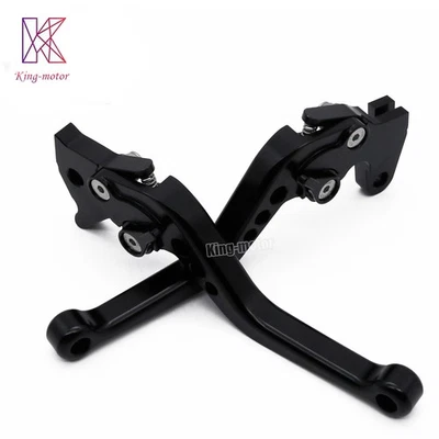 For Yamaha YZF R1 2004-2008 YZF R6  2005-2015 2016 CNC Black Brake Clutch Levers - Image 1 of 4