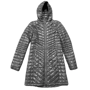 The North Face Damen ThermoBall Eco Parka mit Kapuze Gr. S dunkelgrau - Bild 1 von 8