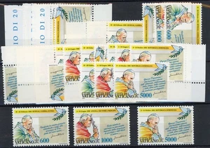 [82.258] Vatican 1993 : 9x Good Set Very Fine MNH Stamps - Picture 1 of 1
