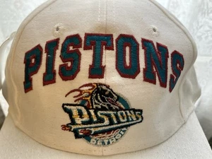 Vintage 1980s 1990s NBA Detroit Pistions Painters Hat Cap One Size - Picture 1 of 8