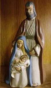 GS-S-0064 - Heilige Familie - Keramik - Handarbeit - Unikat - 30 cm hoch - Bild 1 von 1