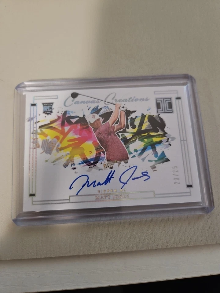 2024 Panini Impeccable Golf Matt Johnes Canvis /25 - Image 1 of 2
