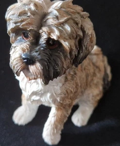 Leonardo Shih Tzu Dog Figurine – Ceramic Collectible Home Ornament - Picture 1 of 8