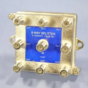 Leviton 1x8 Passiv Kabel Video Verteilung Splitter Modul OHNE Halterung 47690-8C - Bild 1 von 4