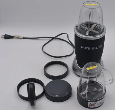 NutriBullet 8 Piece High Speed Blender Mixer Gray Tested 600w - image 1 of 4