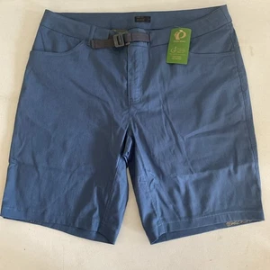 Pearl Izumi Shorts Herren Gr. 36 Stretch blau Knopf Reißverschluss Radfahren Performance - Bild 1 von 9