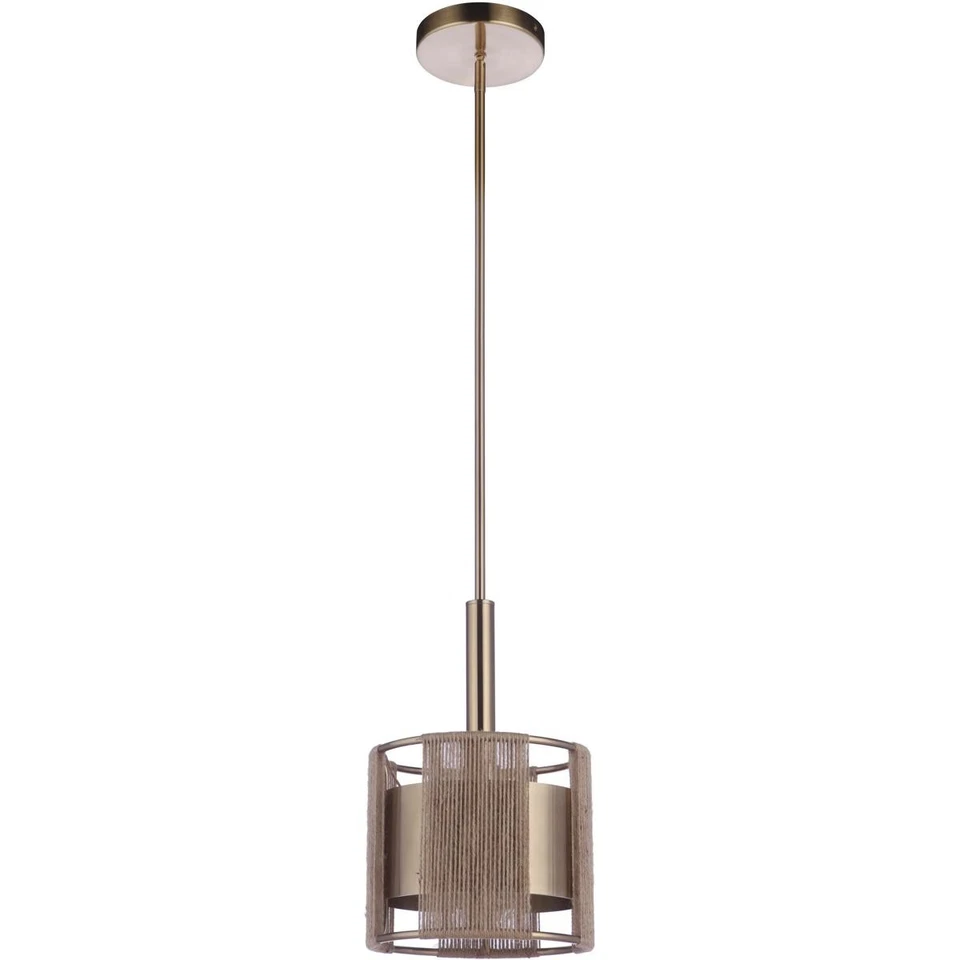 Craftmade 59091-SB Kensey Mini Pendant Satin Brass - Image 1 of 1
