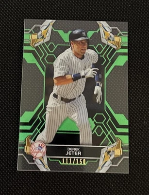 Derek Jeter 2019 Topps High Tek Green Parallel 111/150 New York Yankees - Image 1 of 2