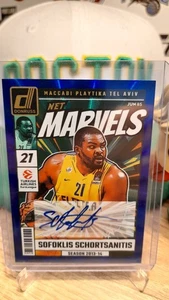 2024-25 Donruss Euroleague Sofoklis Schortsanitis Netz Marvels Signature Blue /49 - Bild 1 von 2