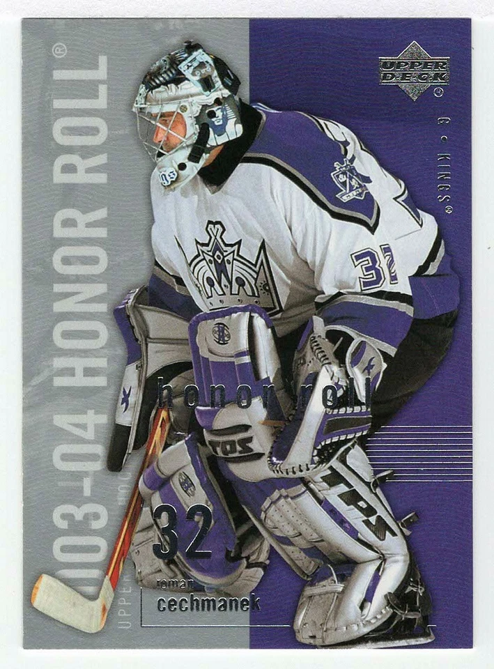 Roman Cechmanek - LA Kings (Hockey Card) 2003-04 Upper Deck Honor Roll # 38 Mint - Image 1 of 1