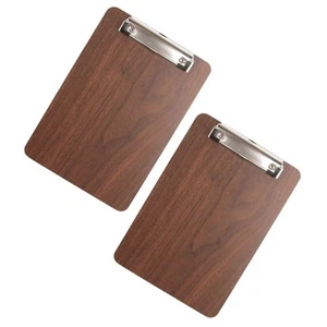 2 PCS Holzmenü Clip Büro Student Menühalter Haushalts-Speisekarten-Clip - Bild 1 von 12
