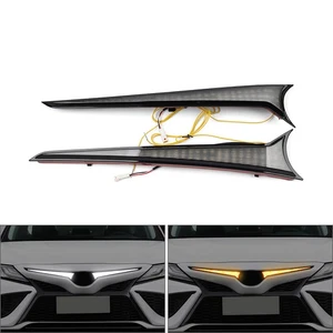 Front Grille Lamp Daytime Running Light For Toyota Camry SE XSE 2018-2024 - Picture 1 of 17