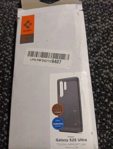 Spigen Galaxy S25 Ultra Case Tough Armor AI Black Open Box Free Shipping M57 - Photo 1 sur 2