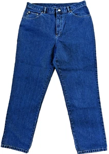 Lauren Jeans Co Ralph Lauren Jeans Women Sz 14W Classic Fit 31" Dark Indigo NWT - Picture 1 of 9