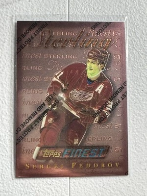 1996 Topps Finest #95 Sergei Fedorov Sterling W/ Foil - Image 1 of 2