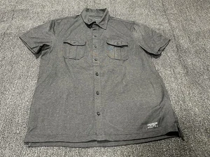 Calvin Klein Hemd Herren Small Kurzarm Knopf Taschen Kragen Baumwolle - Bild 1 von 9