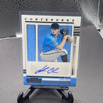 2021 Contenders Jake Eder Prospect Auto Autograph - Image 1 of 2
