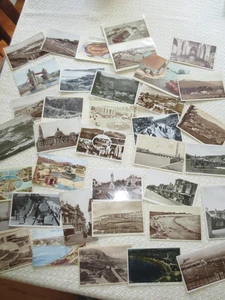 37 Collectible ANTIQUE Posted GREAT BRITAIN POSTCARDS - Picture 1 of 12