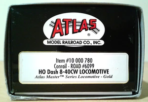HO SCALE ATLAS GE DASH 8-40CW CONRAIL #6099 10000780 DCC & SOUND - Picture 1 of 5