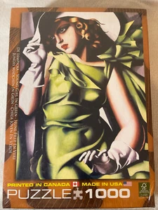 NEW 1000 Piece Eurographics Puzzle Sealed- Tamara De Lempicka Museum Quality - Picture 1 of 1