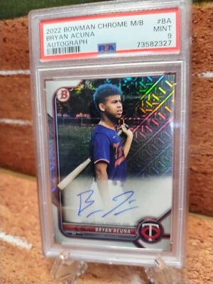 2022 Bowman Bryan Acuna BCMA-BA - Image 1 of 3