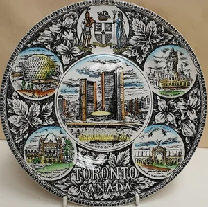 Retro Wood & Sons Toronto Plate c1970s Made England Capital of Ontario, Canada - Picture 1 of 3
